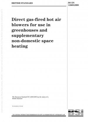 Direct gas-fired hot air blowers for use in greenhouses and supplementary non-domestic space heating