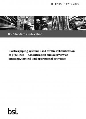  Plastics piping systems used for the rehabilitation of pipelines. Classification and overview of strategic, tactical and operational activities