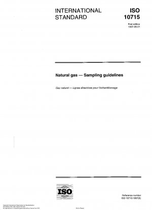 Natural gas - Sampling guidelines