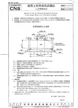 Method of Test for Flexural Strength of Concrete (Using Simple Beam with Third-point Loading)