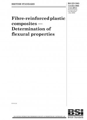 Fibre-reinforced plastic composites. Determination of flexural properties