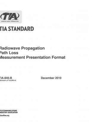 Radiowave Propagation Path Loss Measurement Presentation Format