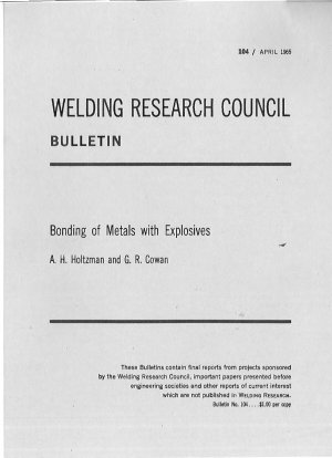 Bonding Of Metals With Explosives