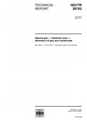 Natural gas - Upstream area - Allocation of gas and condensate