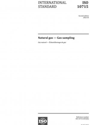 Natural gas — Gas sampling