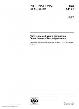 Fibre-reinforced plastic composites - Determination of flexural properties