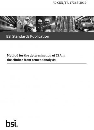 Method for the determination of C3A in the clinker from cement analysis