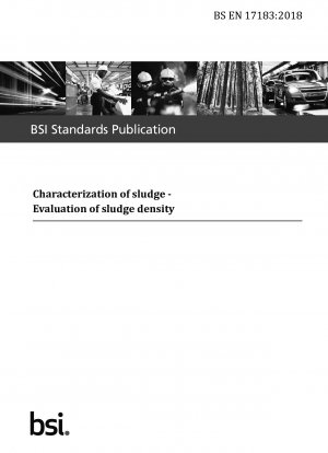 Characterization of sludge. Evaluation of sludge density