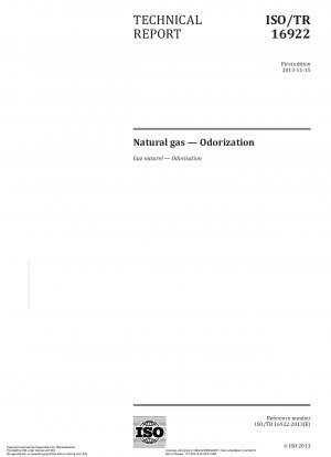 Natural gas.Odorization