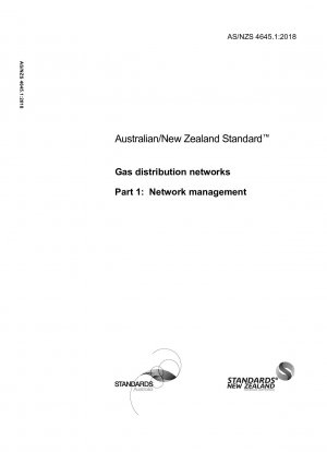Gas distribution networks, Part 1: Network management