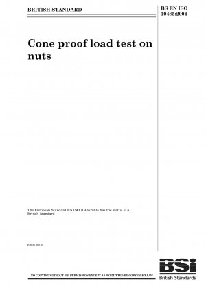 Cone proof load test on nuts