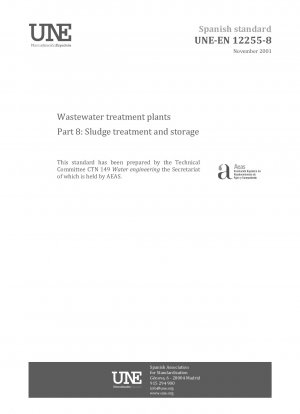 WASTEWATER TREATMENT PLANTS. PART 8: SLUDGE TREATMENT AND STORAGE.
