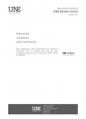 Natural gas - Vocabulary (ISO 14532:2014)