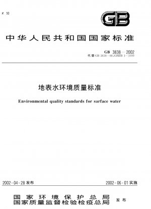 Environmental quality standards for surface water